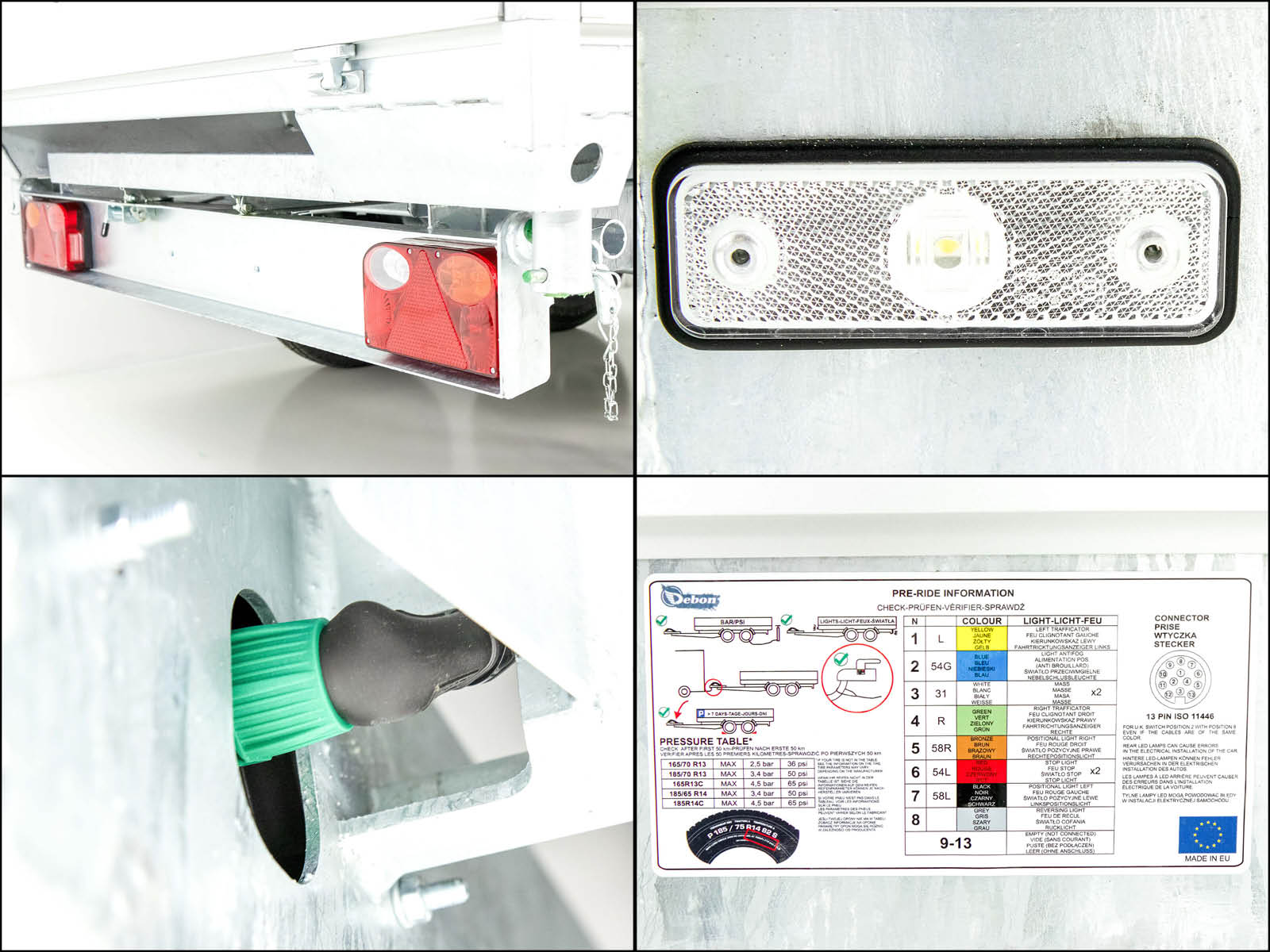 DEBON Dreiseitenkipper 180×306 2,6t – Elektropumpe – Bild 8