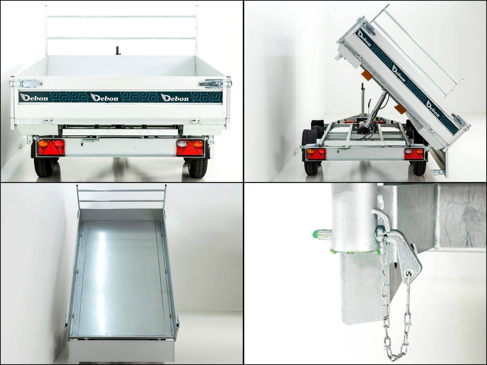 DEBON Dreiseitenkipper 180×306 2,6t – Elektropumpe – Bild 3