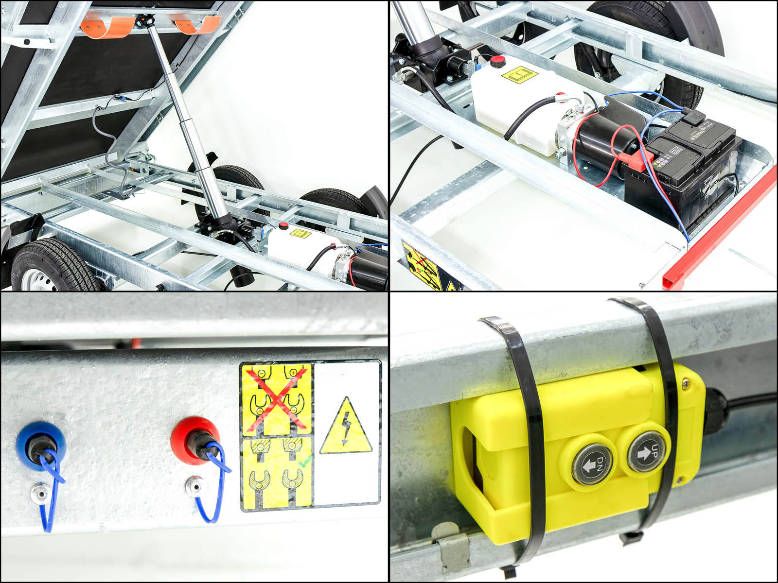 DEBON Dreiseitenkipper 180×306 2,6t – Elektropumpe – Bild 5