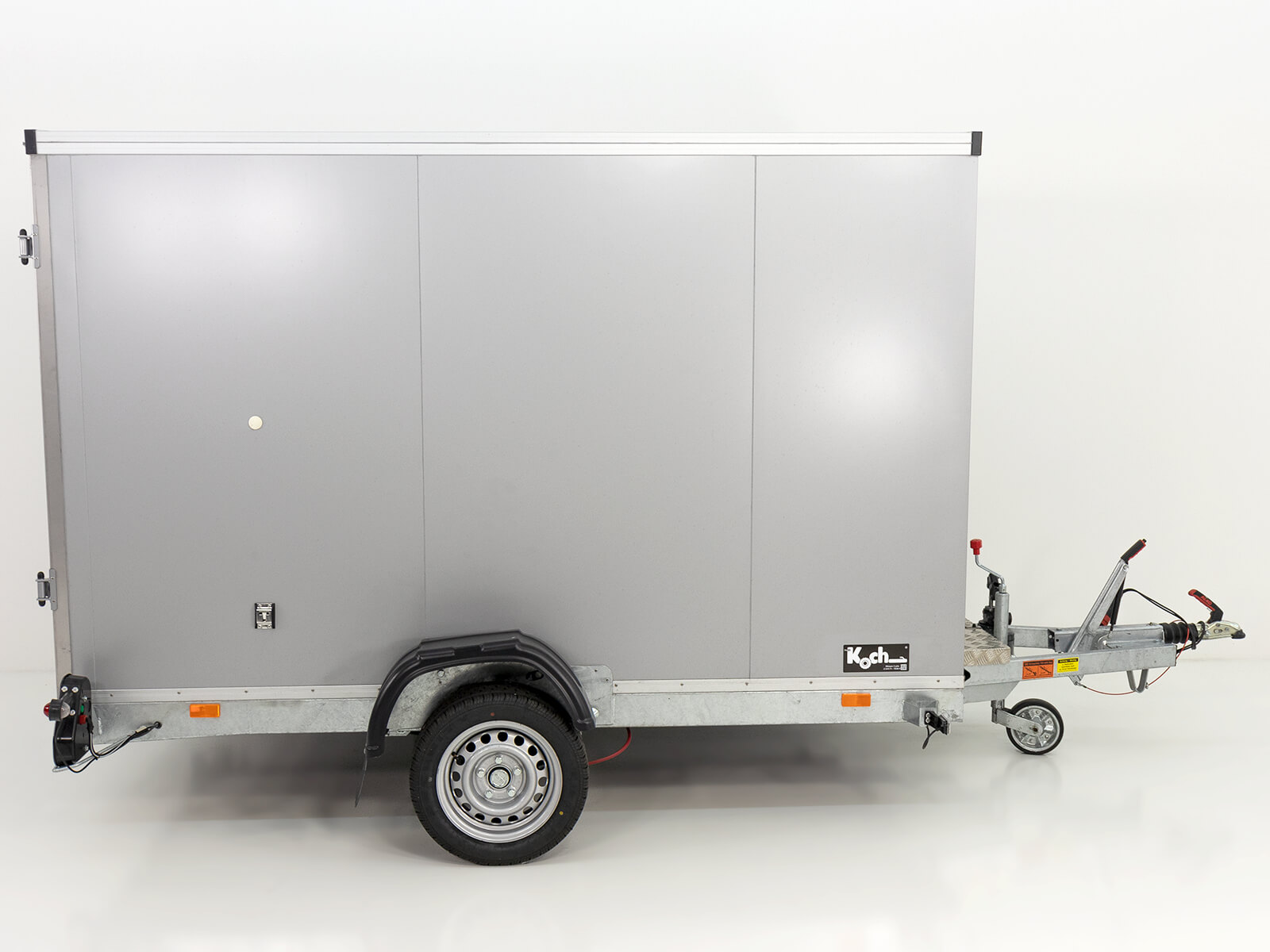 Vezeko Kofferanhänger Absenkbar 157x268cm – 1,5t ZGWZ · Höhe 164cm · Silber – Bild 13