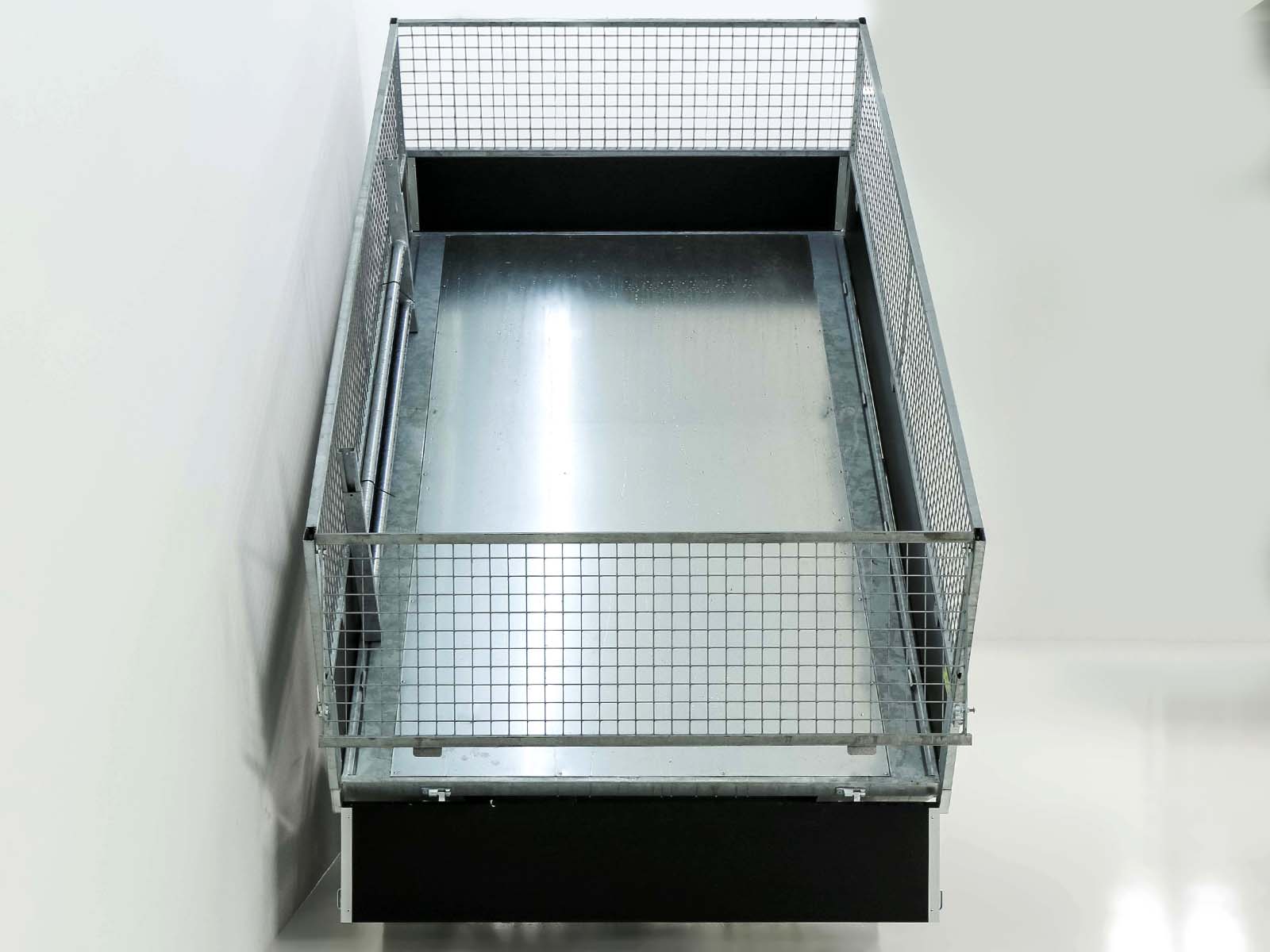 DEBON Dreiseitenkipper 180×324 3,5t – Sonderedition Schwarz · Gitteraufsatz · Auffahrrampen · Stützfüße – Bild 10