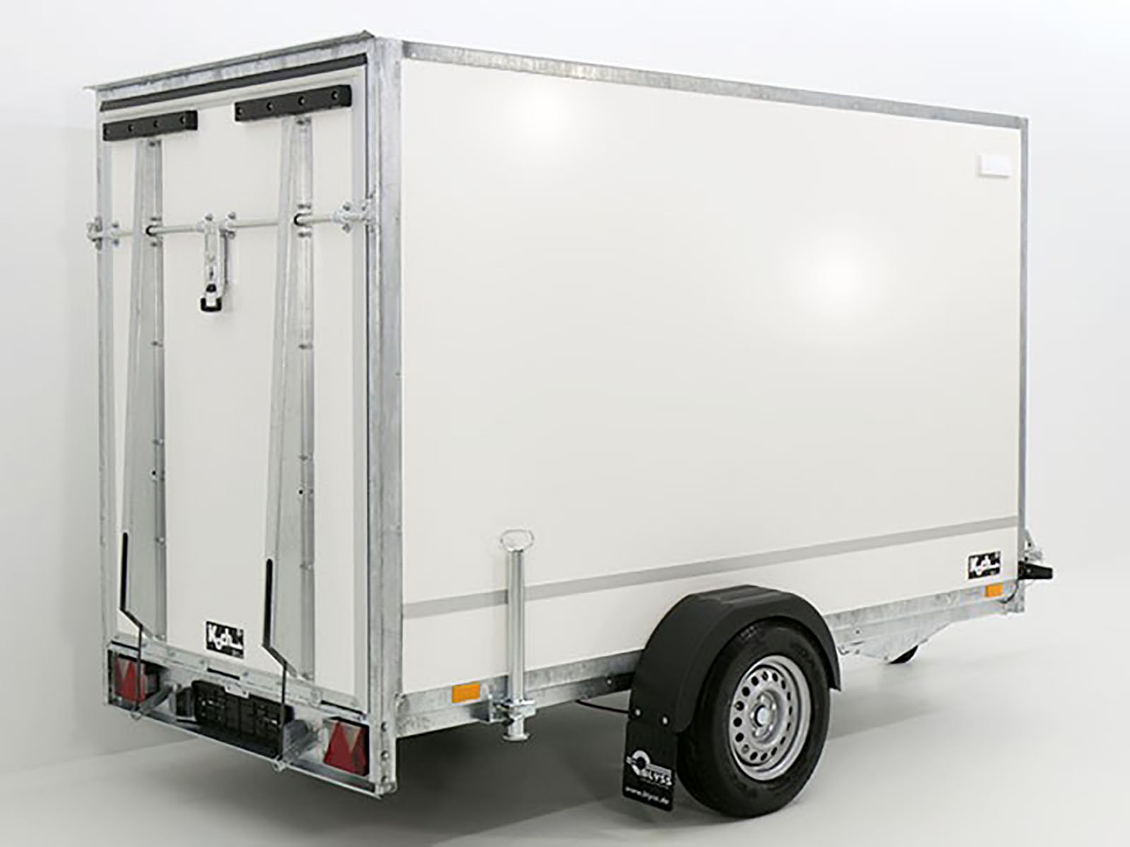 Blyss Kofferanhänger 146x304cm – 1,3t ZGWZ · Höhe 180cm · Heckklappenrampe – Bild 3