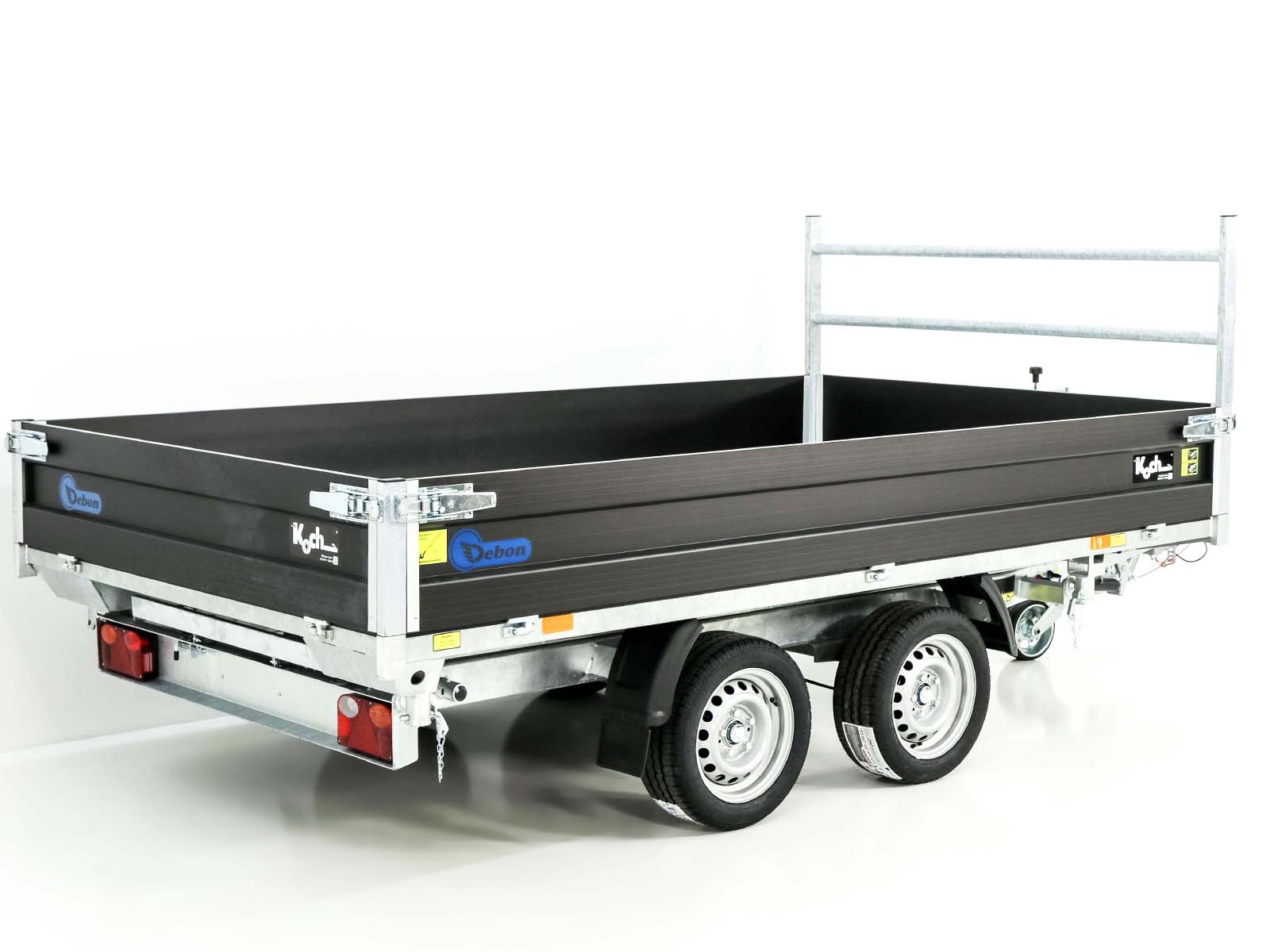 DEBON Dreiseitenkipper 180×324 3,5t – Sonderedition Schwarz – Bild 12