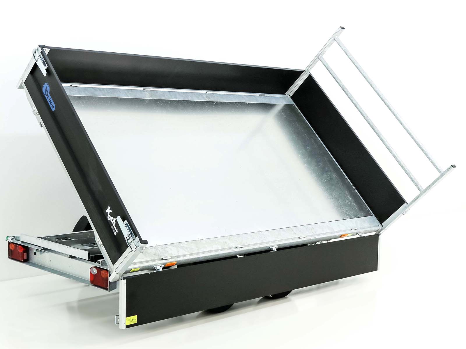 DEBON Dreiseitenkipper 180×324 3,5t – Sonderedition Schwarz – Bild 6