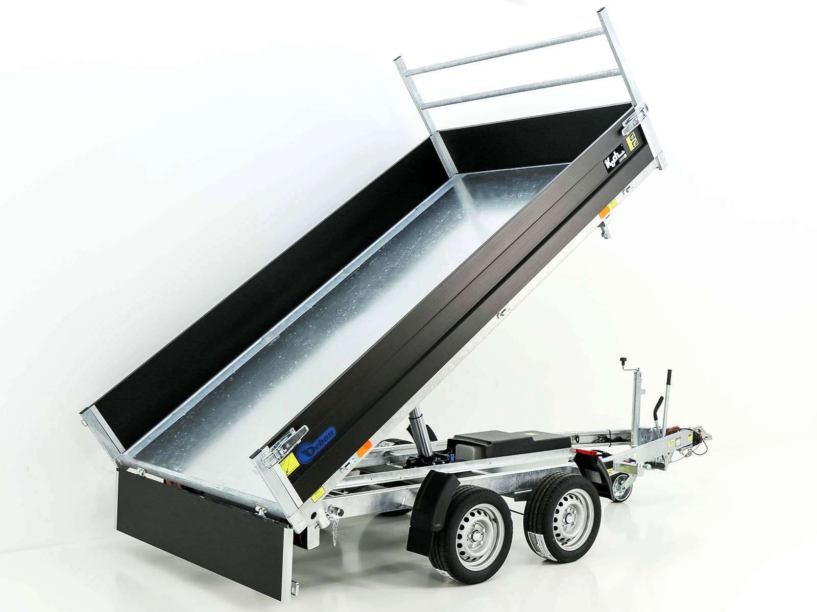 DEBON Dreiseitenkipper 180×324 3,5t – Sonderedition Schwarz – Bild 7