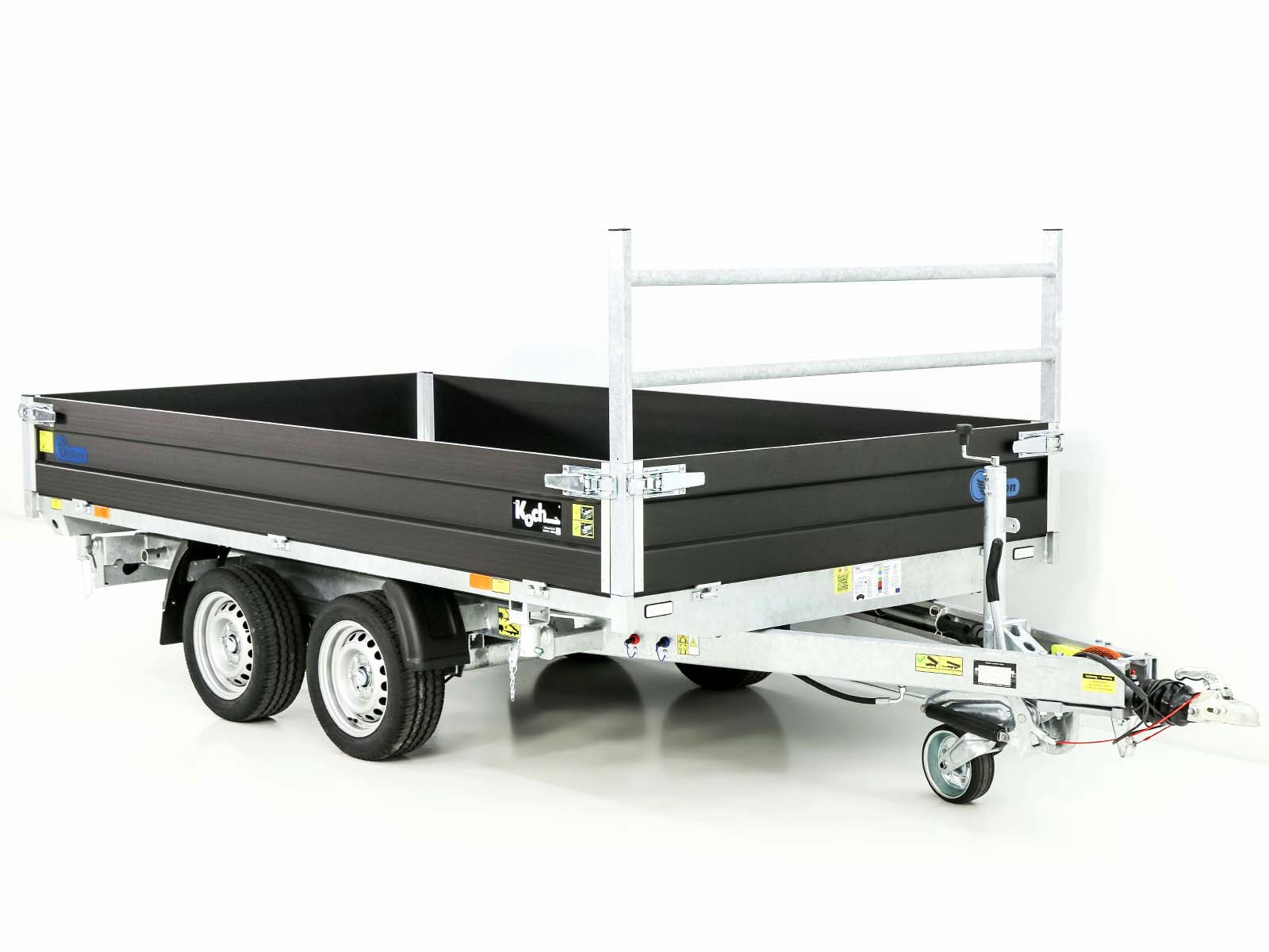 DEBON Dreiseitenkipper 180×324 3,5t – Sonderedition Schwarz
