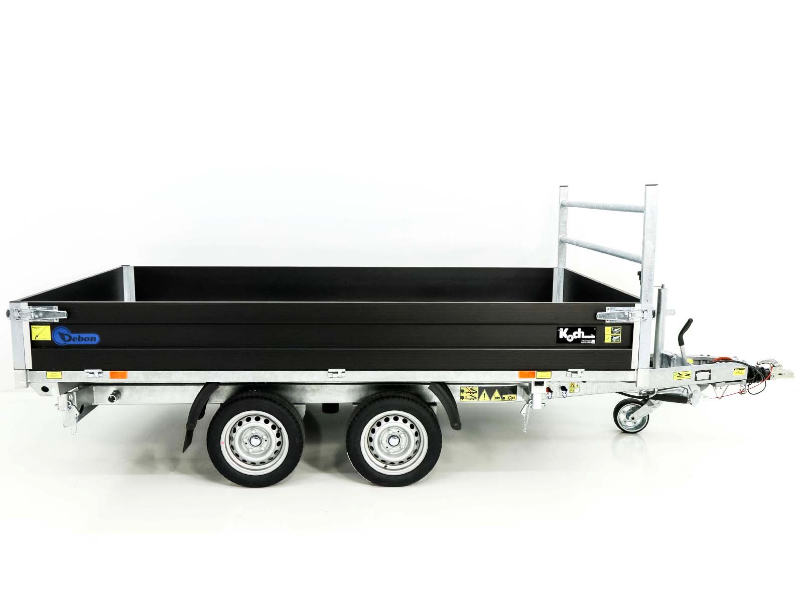 DEBON Dreiseitenkipper 180×324 3,5t – Sonderedition Schwarz – Bild 11